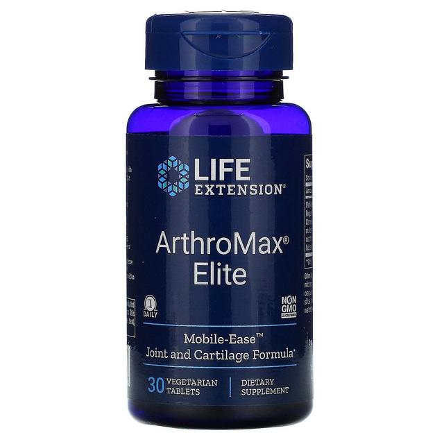 Life Extension Extensión de la vida, ArthroMax Elite, 30 tabletas vegetarianas on Productcaster.