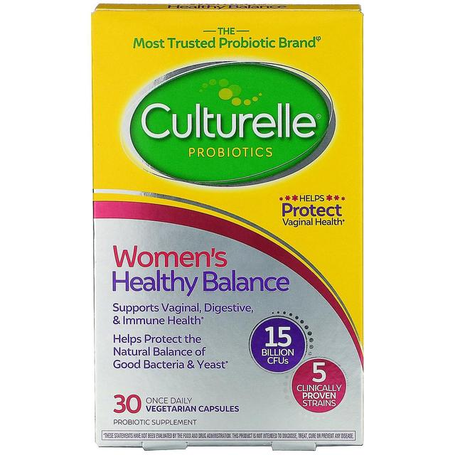 Culturelle, Probiotics, Women's Healthy Balance, 30 Once Daily Vegetarian Capsul on Productcaster.