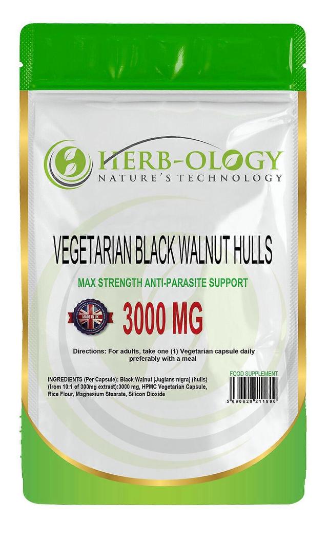 Herb-ology Musta pähkinän rungot (3000mg) 1 Pouch (120 Capsules) on Productcaster.