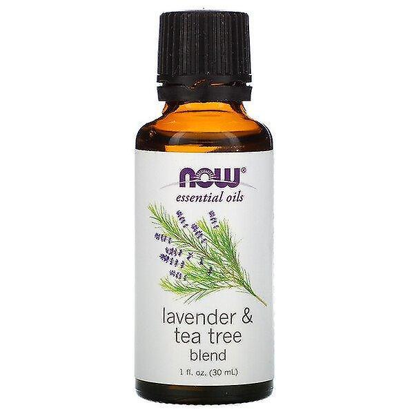 NOW Foods Nu Fødevarer, æteriske olier, lavendel & tea tree blanding, 1 fl oz (30 ml) on Productcaster.