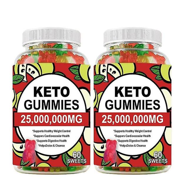 1-3 Flasche Keton-Schlankheitsgummis Apfelessig Keto-Bär Reduzieren Sie Angst und Stress 2BOTTLE on Productcaster.