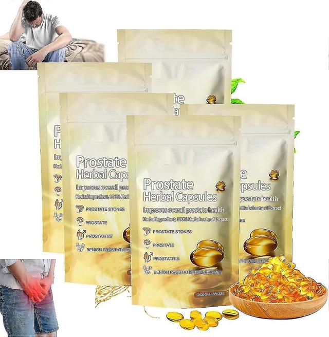 Prostata Support Supplement Män - Prostata Care naturliga växtbaserade kapslar Spara prostata hälsa stöd för normal urinfunktion 5-pack 7pcs-1Pack on Productcaster.