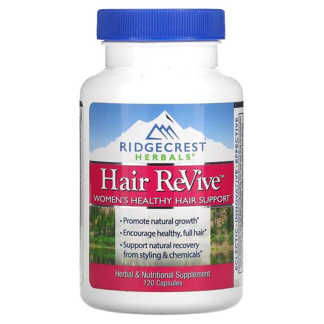 RidgeCrest Herbals, Hair ReVive, 120 Capsules on Productcaster.