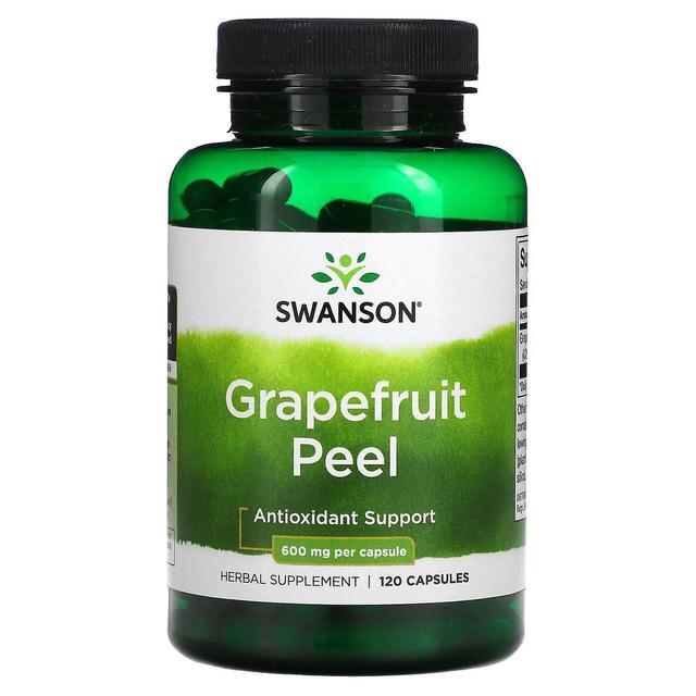 Swanson, Grapefruit Peel, 600 mg, 120 Capsules on Productcaster.