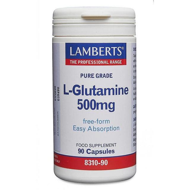 Lamberts l-glutamín 500mg 90's on Productcaster.