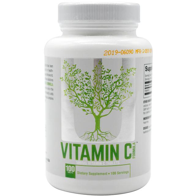 Universal Nutrition Formula Vitamin C Pills 500mg (100 tablets) Immune Support on Productcaster.