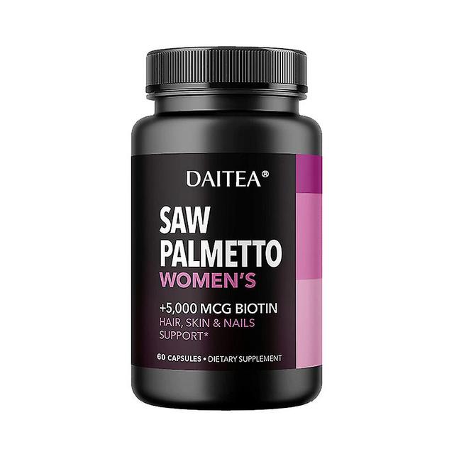 Vorallme Saw Palmetto + Biotin för kvinnor - Hårväxt Vitamin Dht Blocker - För tjockt hår med Pcos håravfall eller håravfall efter förlossningen 60... on Productcaster.