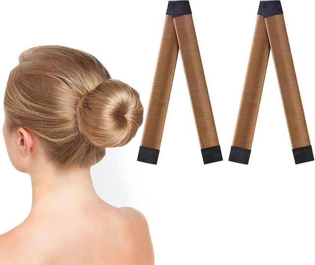 Dewenwils Dww-(marron Clair) Ensemble D'outils De Fabrication De Chignon 2 Pices, Accessoires De Coiffure, Outils De Fabrication De Chignon Franais... on Productcaster.