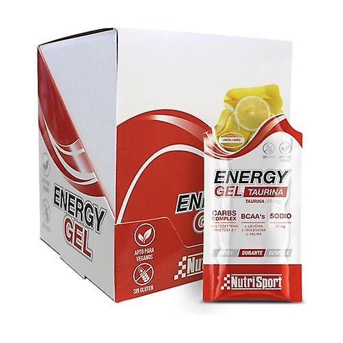 Nutrisport Energiageeli, tauriini, sitruuna 24 kpl 35g (sitruuna) on Productcaster.