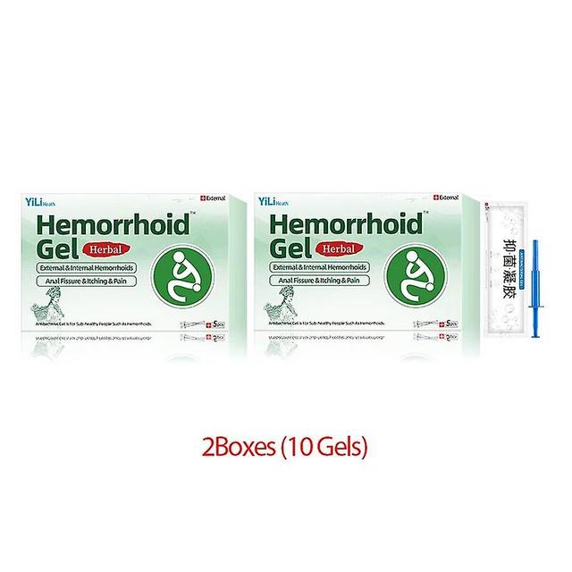 Tib Hemorrhoids Removal Treatment Gel Natural Herbal Internal External Mixed Hemorrhoid Cure Anal Fissure Medicine 2boxes (10pcs) on Productcaster.