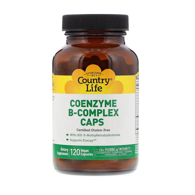 Country Life, Coenzyme B-Complex Caps, 120 Vegan Capsules on Productcaster.