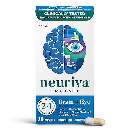 Neuriva Gehirn + Auge Nahrungsergänzungsmittel 30ct Kapseln on Productcaster.