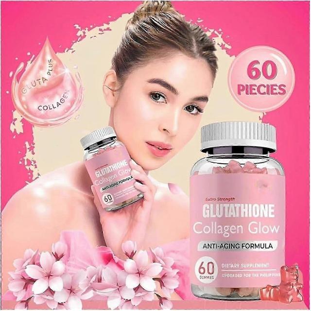 Glutathione Collagen Gummies, Glutathione Collagen Glow Gummies For Spot,korea Glutathione Gummies For Women, Skin Care 120 Pcs on Productcaster.