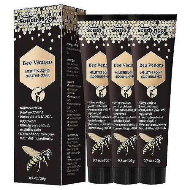 3x Bee Venom Professional Treatment Geljoint And Bone Treatment Cream, Reduce Inflammation From Arthritis, Relieve Pain And Reduce Friction-default on Productcaster.