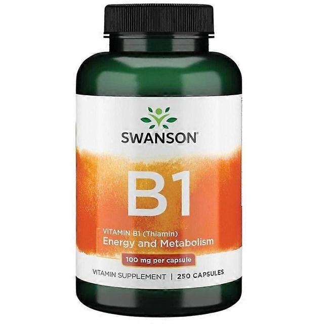 Swanson Vitamin B1 (Thiamin) 100mg Kapseln 250 on Productcaster.