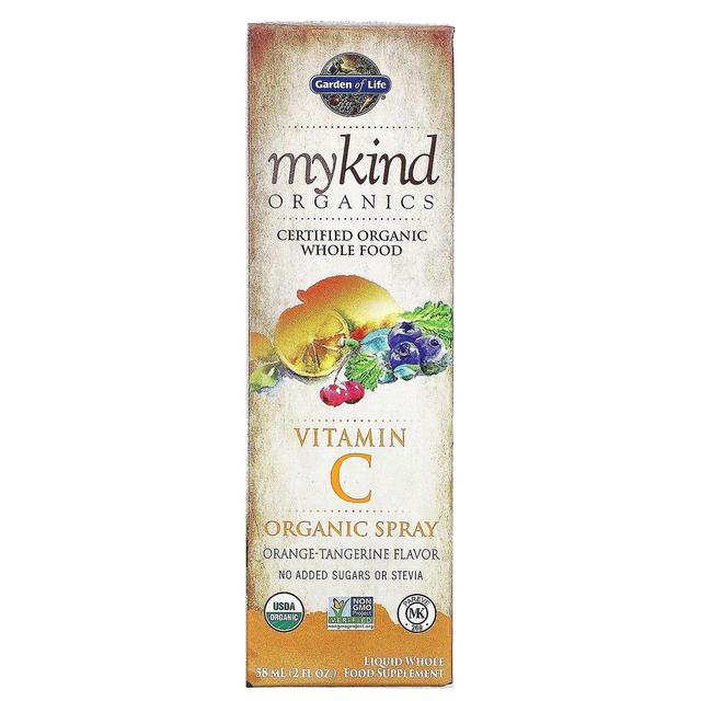 Garden of Life, MyKind Organics, Vitamin C Organic Spray, Orange-Tangerine, 2 fl oz (58 ml) on Productcaster.