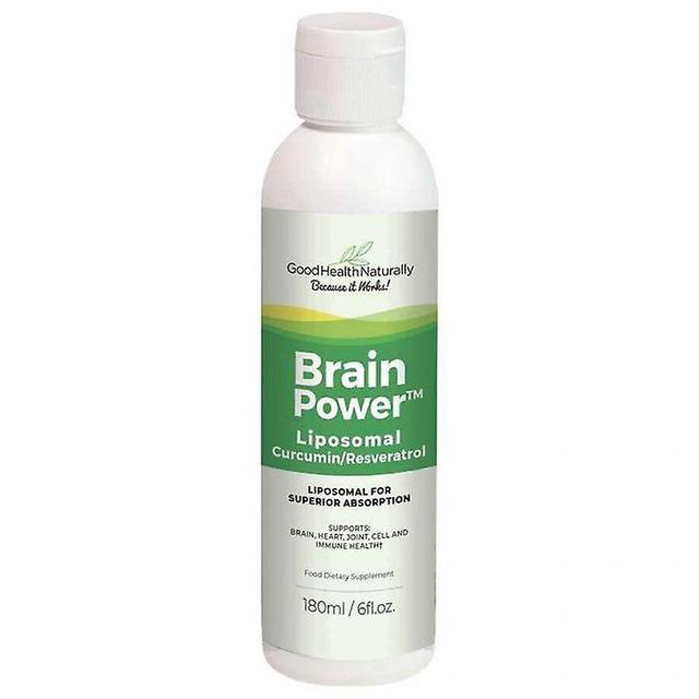 Good health naturally brain power liposomal curcumin resveratrol 180ml on Productcaster.