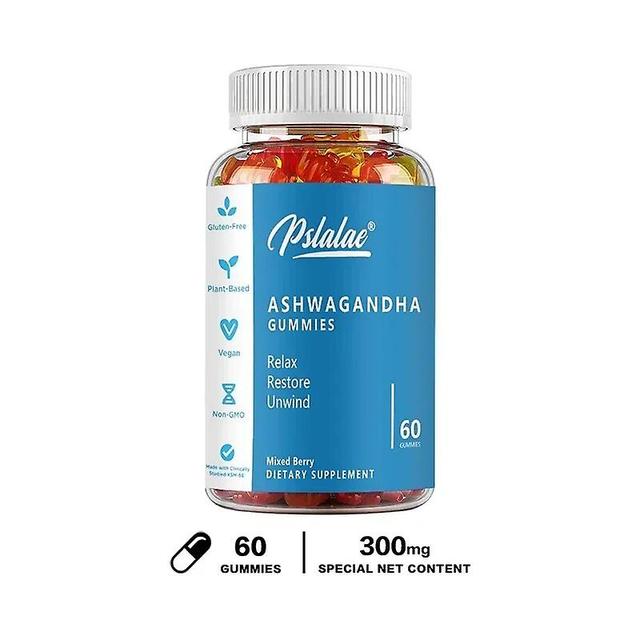 Visgaler Ashwagandha Capsules - Enhance Stamina And Immunity, Relieve Stress, Support Energy And Relaxation 60 Gummies on Productcaster.