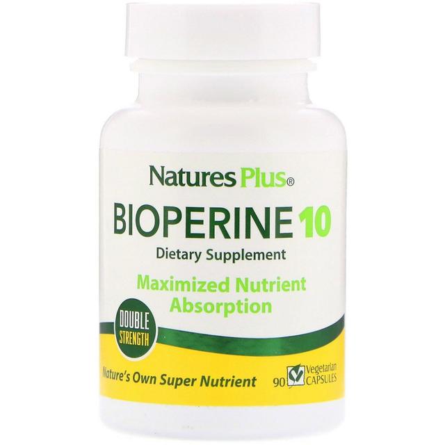 Nature's Plus, Bioperine 10, 90 kasviskapselia on Productcaster.