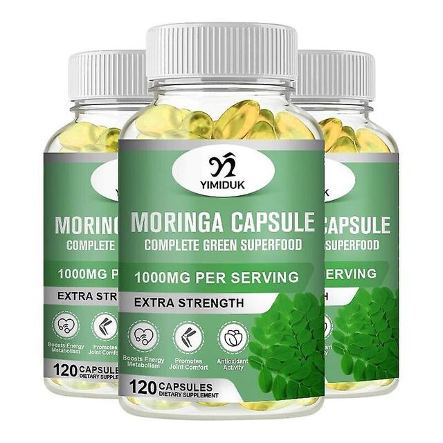 Venalisa Yimiduk Moringa Capsule Energy Metabolism & Immune Joint & Skin Health Cardiovascular Healthy Dietary Supplement 3 Bottles 120pcs on Productcaster.