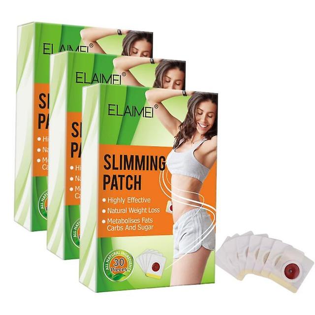 Fat Burning Patch, 30Pcs Slimming Patch Fat Slimming Patch Fat Beautymisc Health Care Navel Sticker for for Body Shpaer 90pcs on Productcaster.