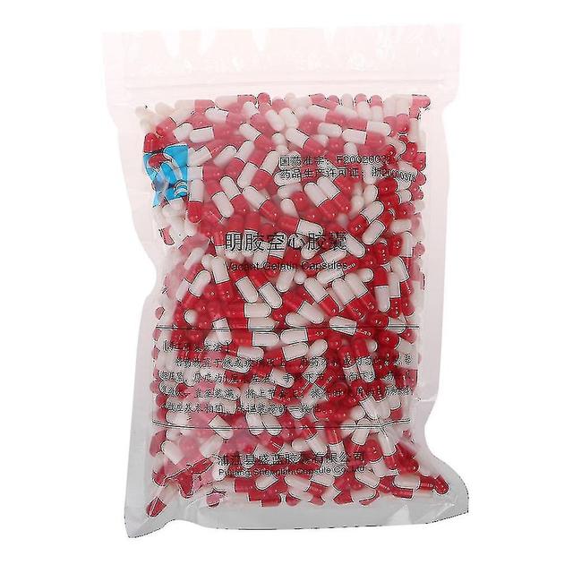 1000pcs Gelatine leere Kapseln Hohle Gelatinekapseln leer für Pillenkapsel 0#-CE on Productcaster.