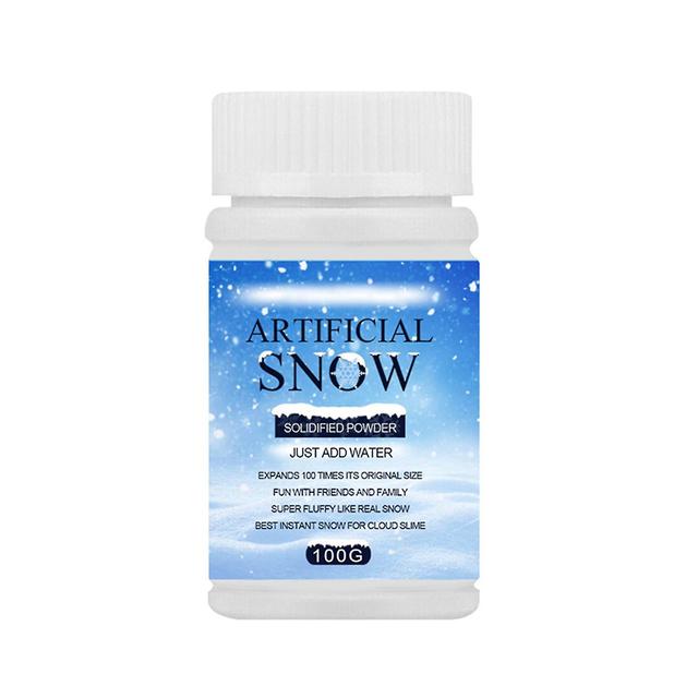 Instant Fake Snow Powder Expand 100 Time Coagulante di neve artificiale Aggiungi acqua 50g 100g on Productcaster.