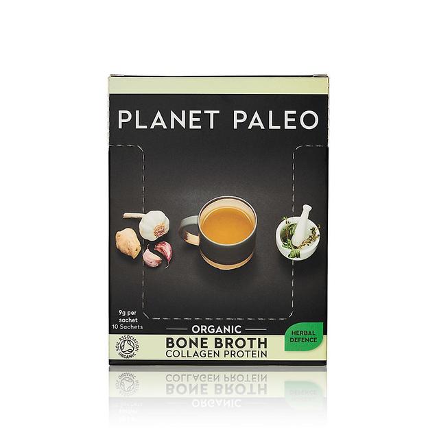 Planet paleo organisk benbuljong kollagenprotein växtbaserade försvar Case of 10 sachets on Productcaster.