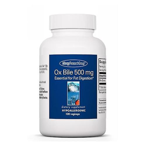 Nutricology/ Allergy Research Group Ox Bile,500 mg,100 Caps (Pack of 4) on Productcaster.