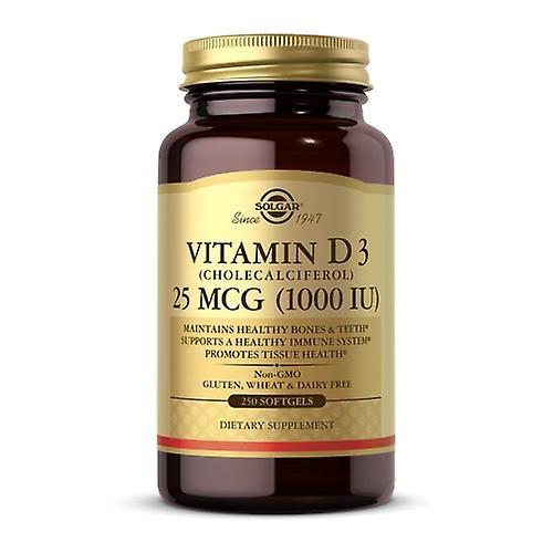 Solgar vitamín D3 (cholekalciferol), 1000 IU, 250 S gély (balenie po 2) on Productcaster.