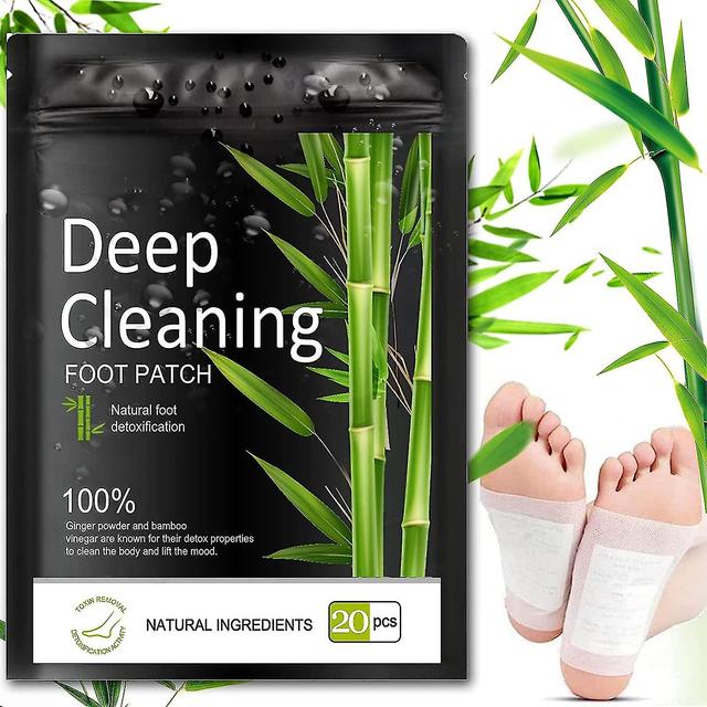 Detox Foot Patches 20 Pcs Deep Cleansing Detox Foot Pads To Remove Body Toxins With Bamboos And Ginger Powder For Stress Relief Deep Sleep And Enhan on Productcaster.