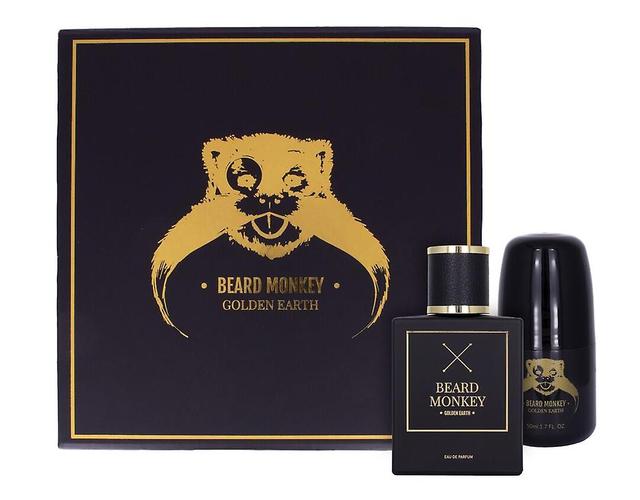 Giftset Beard Monkey Golden Earth on Productcaster.