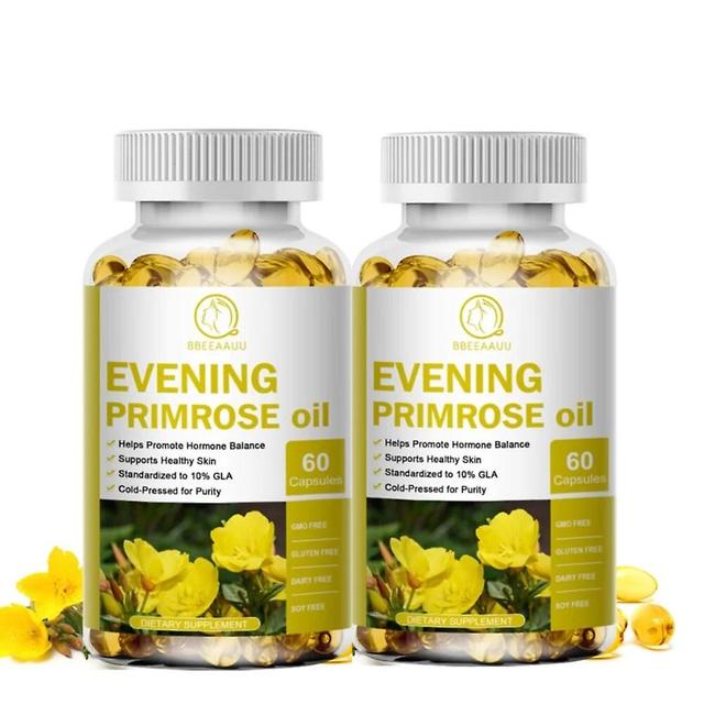 Tib Evening Primrose Capsules For Menopause & Menstruation Health For Women Skin Care Beauty Health Light Spot Tib 60pcs on Productcaster.