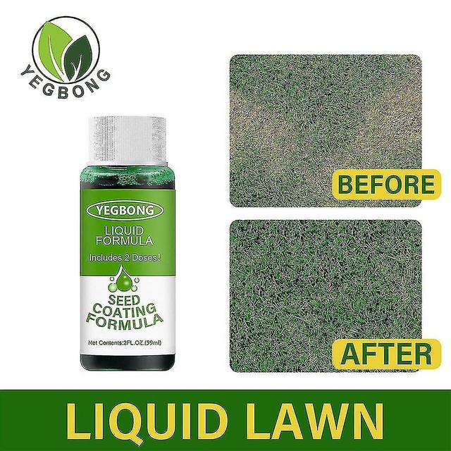 Portable Gardening Grass Fusion Lawn Patch Seeding Solution Seed Coating Formula, Gentle, Keep Green Grass, Grass Planting Liquid Formula 1PC on Productcaster.