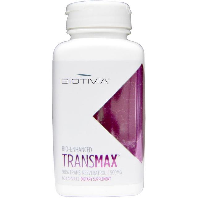 Biotivia, Transmax, 98% Trans-Resveratrol, 500 mg, 60 Kapslar on Productcaster.