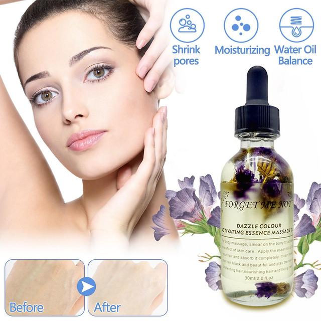 Gaoguang Unadulterated Forget-me-not Dried Flower Essential Oil-Natural Smell Skin Care Multi-purpose Lasting Smell 30ml GAO2371 Black Free Size on Productcaster.