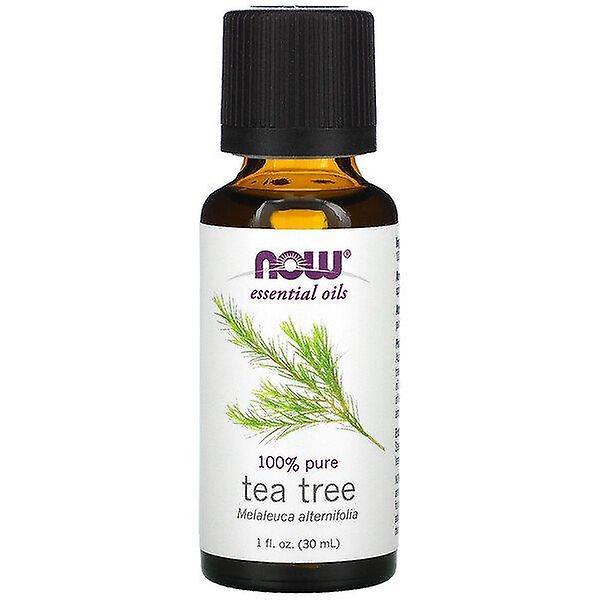 NOW Foods Agora Alimentos, Óleos Essenciais, Tea Tree, 1 fl oz (30 ml) on Productcaster.