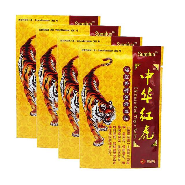 Qian 32pcs/4bags Tiger Balm Pain Relief Antistress Body Massage Ointment For Joints Relief Plaster For Joints Medical Plaster Health on Productcaster.