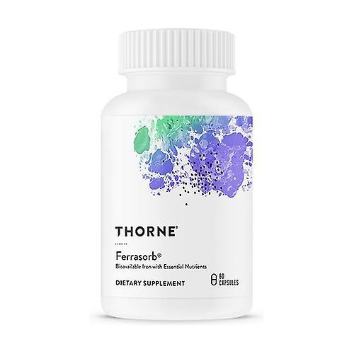 Thorne Ferrasorb železo a vitamíny B 60 kapsúl on Productcaster.