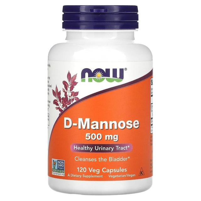 NOW Foods NU Livsmedel, D-Mannos, 500 mg, 120 Veg kapslar on Productcaster.