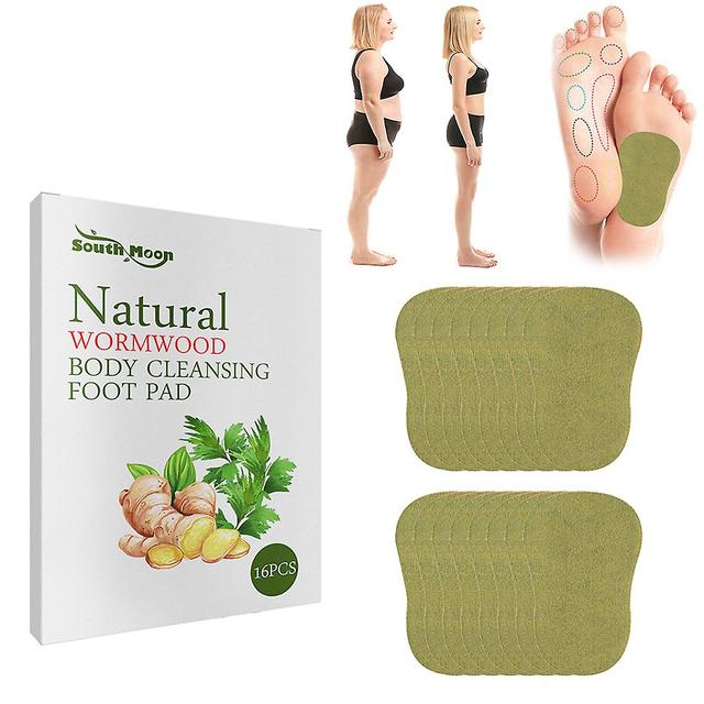 Wormwood Body Detoxing Pads Natural Wormwood Body Cleansing Foot Pads Anti Swelling Ginger Detoxing Patch on Productcaster.