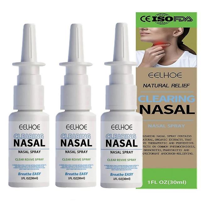 New Onnature Organic Herbal Lung Cleanse & Repair Nasal Spray Pro 2023 3pcs on Productcaster.