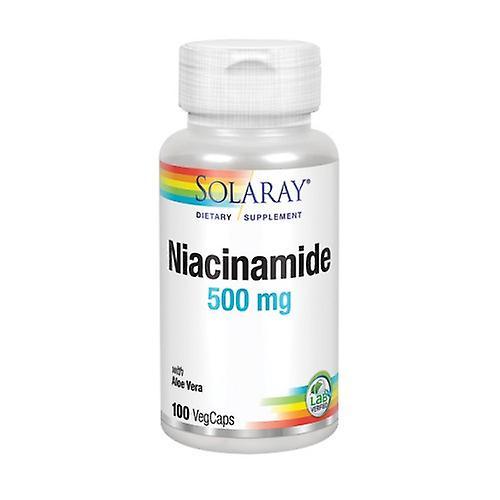 Solaray Niacinamid, 500 mg, 100 veg caps (Pakke med 3) on Productcaster.