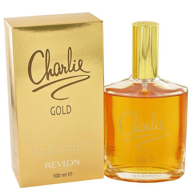 Charlie Gold Eau De Toilette Spray By Revlon 3.3 oz Eau De Toilette Spray on Productcaster.