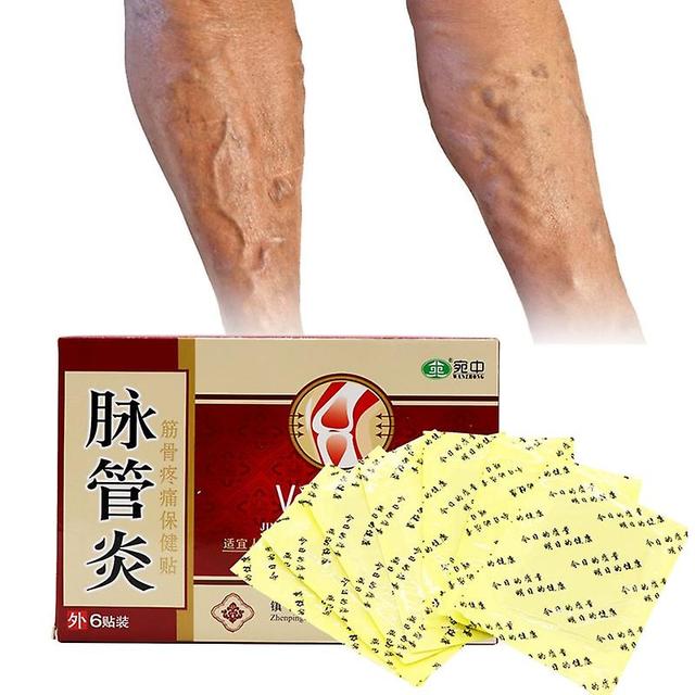 Fsu 18 piezas de parche de venas varicosas para vasculitis pata de araña sentinas ácidas picazón pegatina inflamación masaje herbal chino 18PCS on Productcaster.