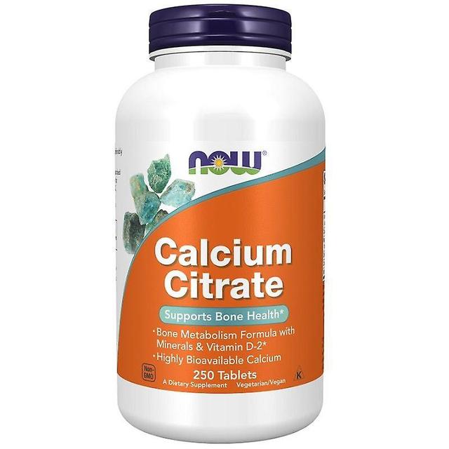 NOW Foods Calcium Citrate with Minerals & Vitamin D-2 Tablets 250 on Productcaster.