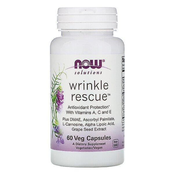 Now Foods, Solutions, Wrinkle Rescue, 60 Veg Capsules on Productcaster.