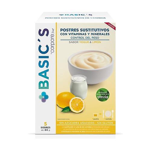 Corpore Diet Substitute dessert yogurt and lemon 5 packets of 44g on Productcaster.