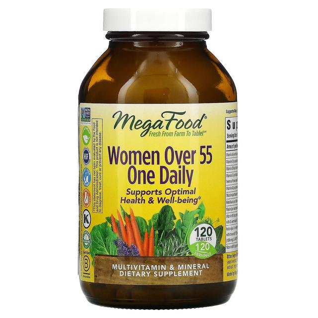 MegaFood, Women Over 55 One Daily, 120 Tablets on Productcaster.